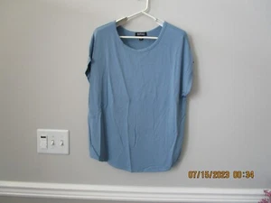 Buffalo David Bitton weiches, leichtes French Terry, Kurzarm Oberteil; L; blau - Bild 1 von 6