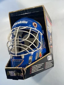Casco da portiere blues vintage NHL St. Louis Franklin maschera da hockey - Foto 1 di 12