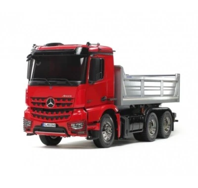 Tamiya 56361 1:14 RC Kipper MB Arocs 3348 Rot/Silber 300056361 - Bild 1 von 2