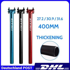 Fahrrad Sattelstütze Alu Ø 27.2 mm Ø30.9 Ø31.6 400 mm MTB Rennrad Sattelstange - Bild 1 von 13