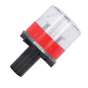 Solar Powered LED Strobe PC Shell Reflective Switch Beacon Warning Light Strobe - Picture 1 of 24