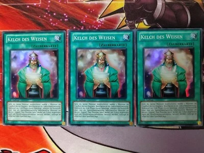 3x KELCH DES WEIßEN - DREV-DE060 Super Rare / 1. Auflage Near Mint Playset  - Bild 1 von 3