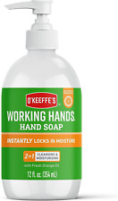 O'Keeffe's Working Hands Orange Scented Hand Soap, 354ml â€“ Gentle & Nourishing