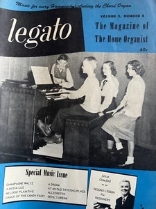 Legato Magazine of the Home Organist Lot of 4 - Picture 1 of 4