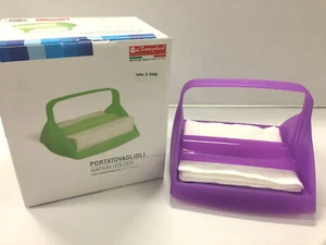 PORTATOVAGLIOLI DA CUCINA IN PLASTICA VIOLA CM20 PER TOVAGLIOLI DA CM 33X33 - Imagen 1 de 3