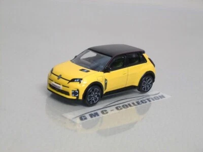 RENAULT R5 E-TECH 100% ELECTRiC CAR 2024 GiALLO YELLOW NOREV 1/64 - Immagine 1 di 3
