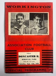 Workington v Doncaster Rovers 12th September 1959 - Picture 1 of 3