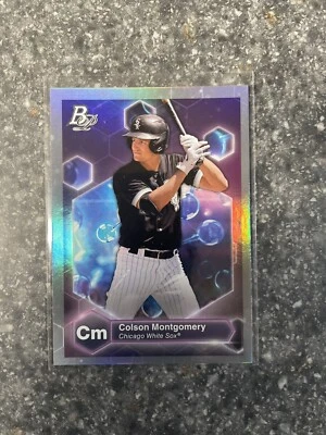 Colson Montgomery 2022 Bowman Platinum Precious Elements RC Rookie Card - Image 1 of 2