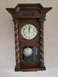 Junghans Westminster Glockenschlag Wanduhr Danziger Barock (0580 ) - Picture 1 of 18