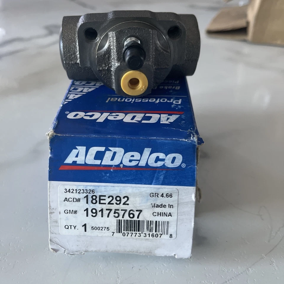 Cadillac Escalade ACDELCO 1999 cilindro de rueda de freno de tambor trasero 18E292 GM 19175767 Foto 1 de 3