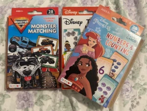 Disney Learning Flash Cards 3 PCS - Picture 1 of 4