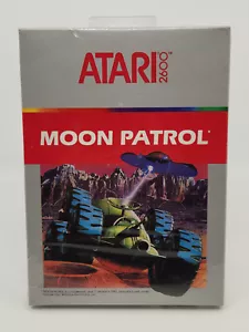 Atari 2600 Boxed Video Game Cartridge - Moon Patrol (Corp) - New Sealed - Picture 1 of 2