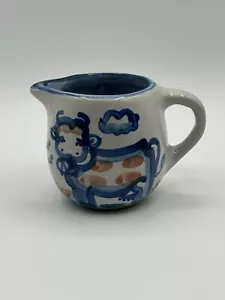 Vtg Discontinued MA Hadley Glazed Ceramic Hand Painted Creamer/Syrup Pitcher - Picture 1 of 13