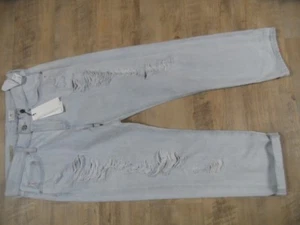 ADRIANO GOLDSCHMIED helle destroyed Jeans The Drew straight boyfriend Gr. 27 NEU - Bild 1 von 5