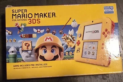 New NIB Nintendo 2DS Super Mario Maker  Console 59 Game Bundle Luigi Dream Team - Image 1 of 4