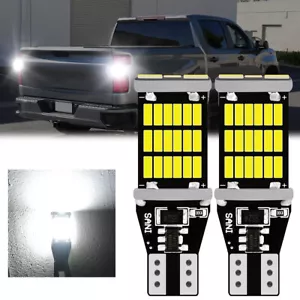 T15 LED Reverse Backup Lights Bulbs Lamps 912 921 for Silverado 1500 2014-2025 - Picture 1 of 9