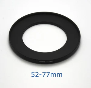 Lens filter adapter ring 52-77mm step-up DSLR Nikon Canon universal professional - Picture 1 of 3