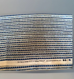 Quilting treasures” Support Police” fabric ,half yard( 18’x44’) - Picture 1 of 6