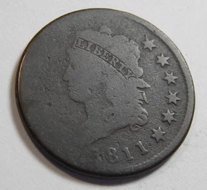 Large cent/penny 1811 perfect date choice entry level - Picture 1 of 2