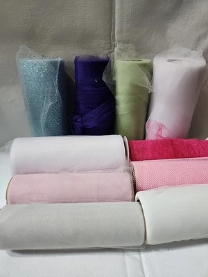 Tulle Net Fabric Variety Pack for DIY Projects Multi Color - Image 1 of 4