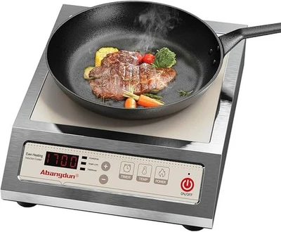 New Commercial Induction Cooktop, 9" Coil Induction Cooker Hotplate, 1700W/120V - Image 1 of 4