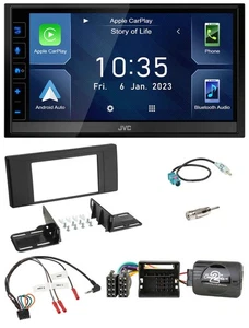 JVC DAB Bluetooth Lenkrad USB 2DIN Autoradio für Land Rover Range Rover Vogue 20 - Bild 1 von 12