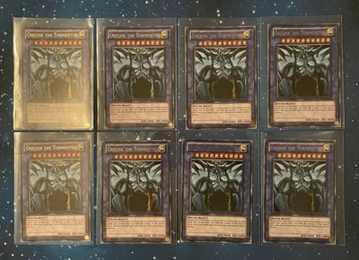 8x Yu-Gi-Oh! OBELISK THE TORMENTOR LIMITED EDITION Ultra Rare LC01-EN001 NM LOT - Bild 1 von 2