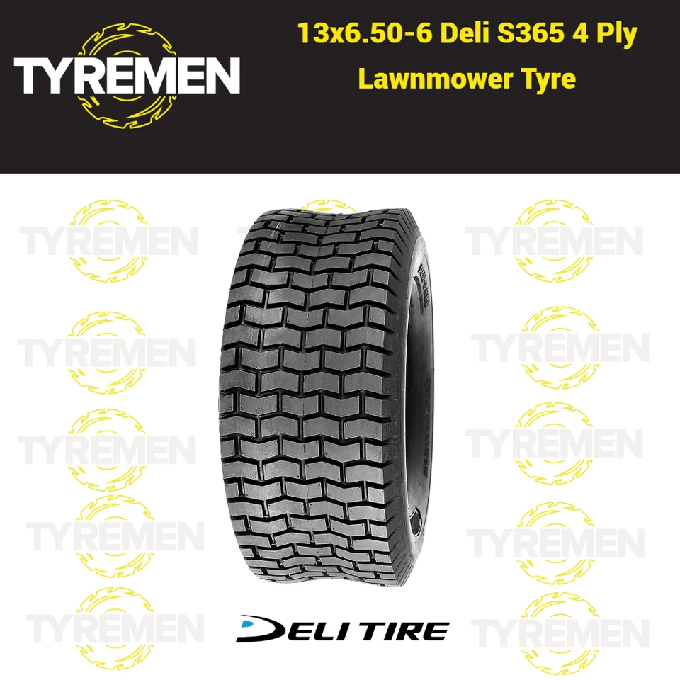 13X6.50-6 4-PLY DELI 136506 Turf tyre, Lawn mower tyres, Lawn mower inner tubes, - Image 1 of 1