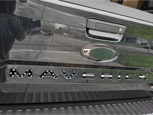 Letra elevada 3D portón trasero para Maverick 2022-2025 inserto emblema negro blanco - Imagen 1 de 11