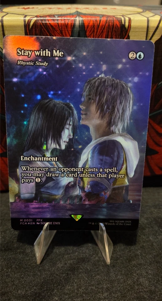 Stay with Me - Rhystic Study (Showcase) Final Fantasy: Through the Ages Foil - Image 1 of 2