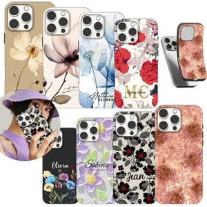Beautiful Flower Cover Personalised Phone Case For Apple iPhone 16 Pro Max 15 14 - Picture 1 of 55