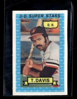 1974 Kellogg's 3-D Super Stars #43 Tommy Davis - Image 1 of 2