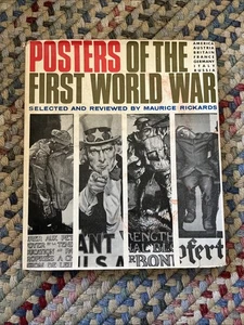 Plakate des Ersten Weltkriegs Großbritannien Erstausgabe 1968 Maurice Rickards - Bild 1 von 10