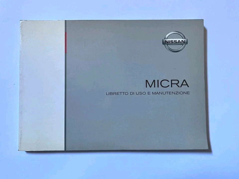 Manuale Uso e Manutenzione Nissan Micra - Immagine 1 di 1