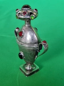 silberne Riechdose Duftdose Hovedvansaeg um 1750 Innenvergoldung TE211025/1057 - Bild 1 von 7