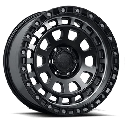 17" American Outlaw Maverick Wheel 🔥 17X8.5 -5 6X139.7 🔥C.B 106.2 Black Rim🔻✅ - Image 1 of 4