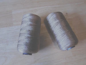 Wolle zum Häkeln, Basteln in hellbraun ca. 260 g - Bild 1 von 2