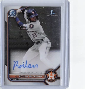 2022 Bowman Chrome #CPA-RM Roilan Machandy Prospect Autographs - Picture 1 of 2