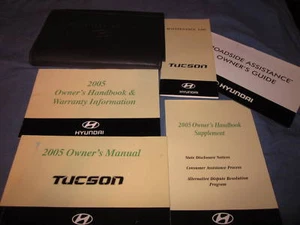 2005 HYUNDAI TUCSON OWNERS MANUAL OWNER'S SET - Picture 1 of 1