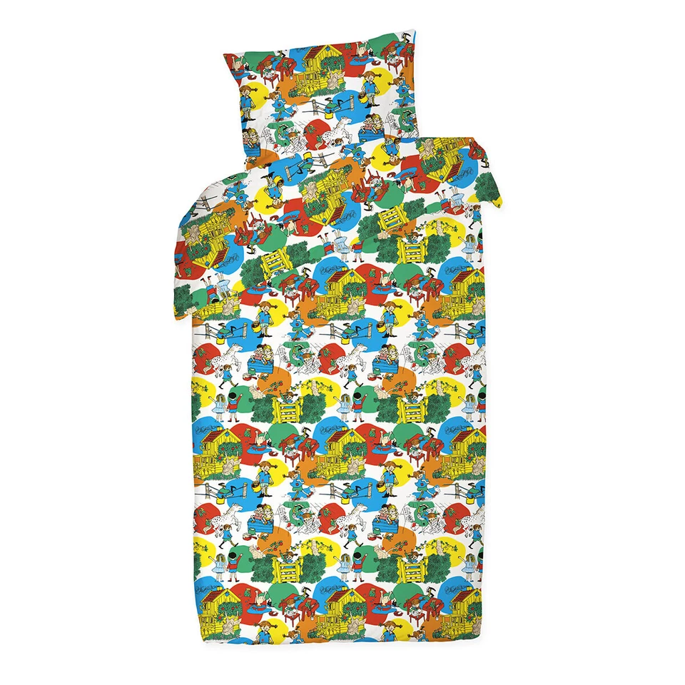 Pippi Longstocking in Villekulla Duvet Cover Pillowcase 150 x 210 cm - Image 1 of 1