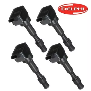 Set of 4 Delphi Ignition Coil GN10877 For Hyundai Kia Elantra Forte 2015-2018 - Picture 1 of 4