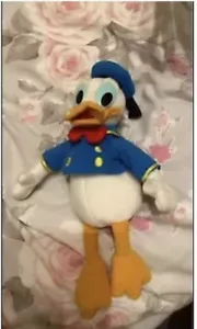 New Disney Donald Duck Plushie & Yellow Duck Bill Whistle Bundle - Picture 1 of 2