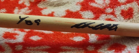 "ALAN WHITE" / "YES" drummer!...signed drumstick! Cover