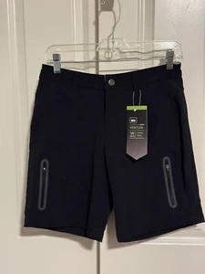 REI Hiking Venturi Shorts Womens Size 2 Stretch Quick Dry Black Zip Pocket NEW - Picture 1 of 5