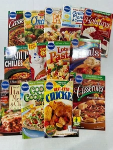 13x Pillsbury Cookbooks Vintage 1998-1999 Mixed Dates Food Meals Cooking Recipes - Picture 1 of 12
