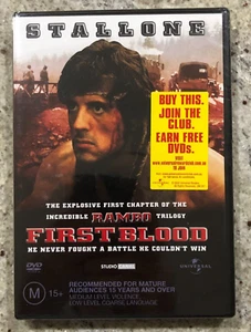 FIRST BLOOD (1982) - R2&4 DVD 2004 - BRAND NEW & SEALED - SYLVESTER STALLONE - Picture 1 of 4