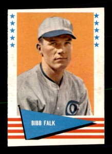 1961 Fleer #104 Bibb Falk   EXMT/EXMT+ X2510267