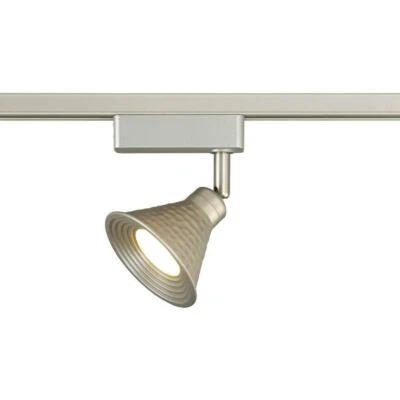 Brushed Nickel Hammered Shade 3 Light LED Linear Track Lighting Kit - Image 1 of 2