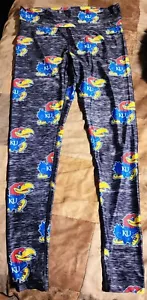 Kansas Jayhawks Damen Sport Leggings - anthrazit, Größe M, gebraucht - Bild 1 von 4