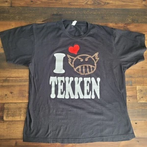 Rare 2011 I Love Tekken Tag 2 Tournament Promo Shirt Mens Size Large Black Namco - Picture 1 of 10
